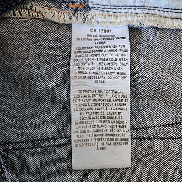 Gap dark wash denim jean skirt 31 12 - Picture 9 of 12